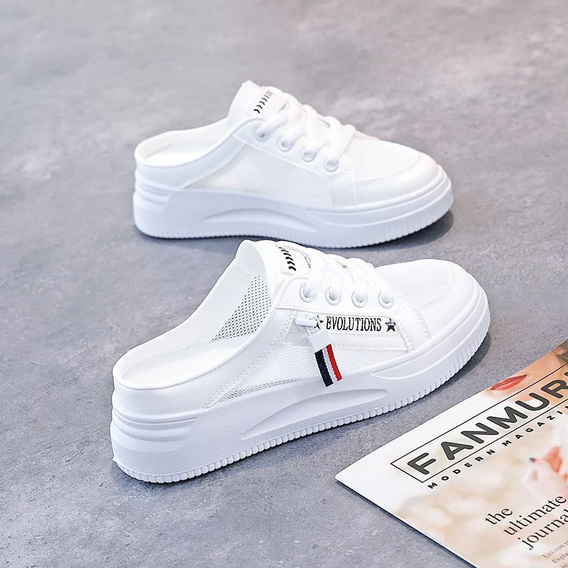 Damen Slip-On Sneakers mit atmungsaktiver Mesh-Konstruktion und komfortabler Sohle Heidi Mode - Image 3