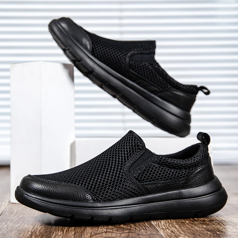 Damen Slip-On Sneakers mit atmungsaktiver Mesh-Oberfläche und rutschfester Sohle Heidi Mode - Image 4