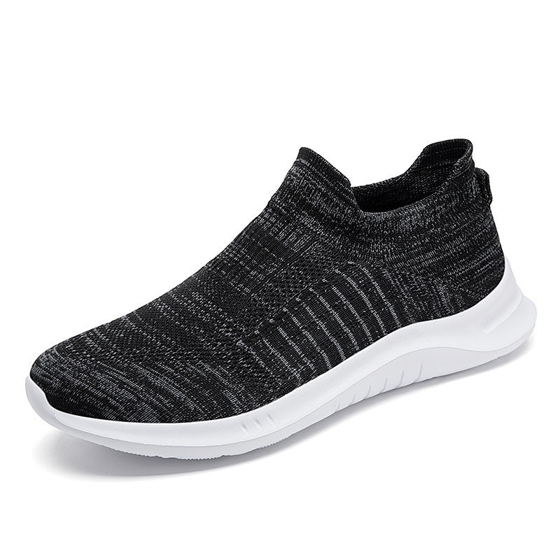 Damen Slip-On Sneakers mit elastischen Einsätzen und atmungsaktiver Stricktechnologie Heidi Mode - Image 6