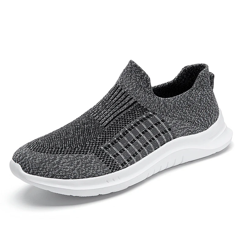 Damen Slip-On Sneakers mit elastischen Einsätzen und atmungsaktiver Stricktechnologie Heidi Mode - Image 7