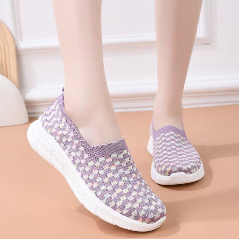 Damen Slip-On Sneakers mit flexiblem Strickdesign Heidi Mode - Image 3