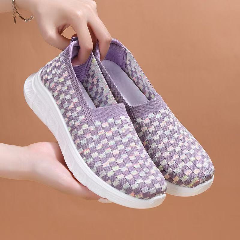 Damen Slip-On Sneakers mit flexiblem Strickdesign Heidi Mode - Image 4