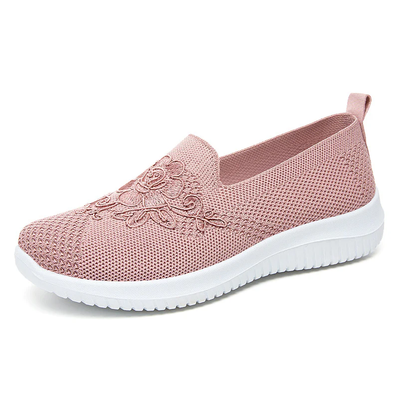 Damen Slip-On Sneakers mit floralen Details Heidi Mode - Image 6