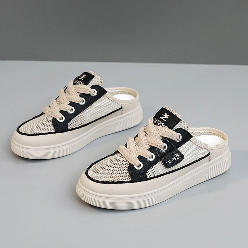 Damen Slip-On Sneakers mit luftdurchlässigem Obermaterial und flexibel rutschfester Sohle Heidi Mode - Image 2