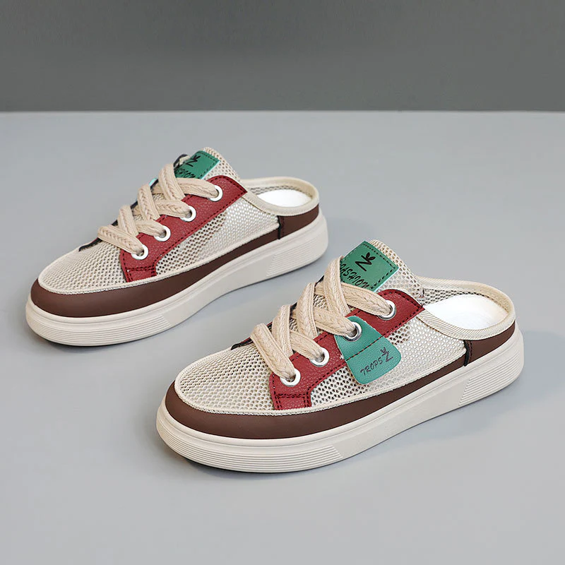 Damen Slip-On Sneakers mit luftdurchlässigem Obermaterial und flexibel rutschfester Sohle Heidi Mode - Image 6