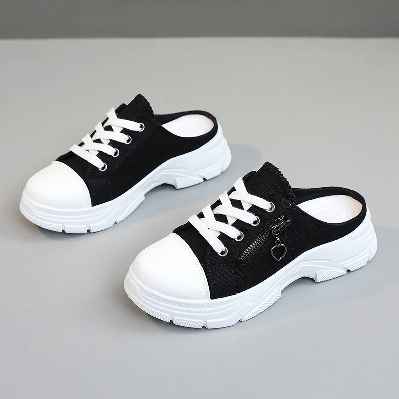 Damen Slip-On Sneakers mit modischem Reißverschluss und bequemem Fußbett Heidi Mode - Image 8