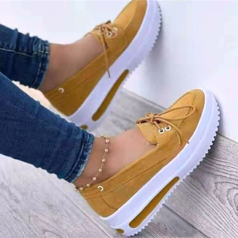 Damen Slip-On Sneakers mit modischem Veloursleder und rutschfester Sohle Heidi Mode - Image 6