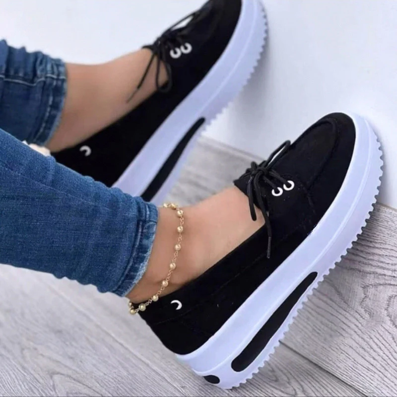 Damen Slip-On Sneakers mit modischem Veloursleder und rutschfester Sohle Heidi Mode - Image 7
