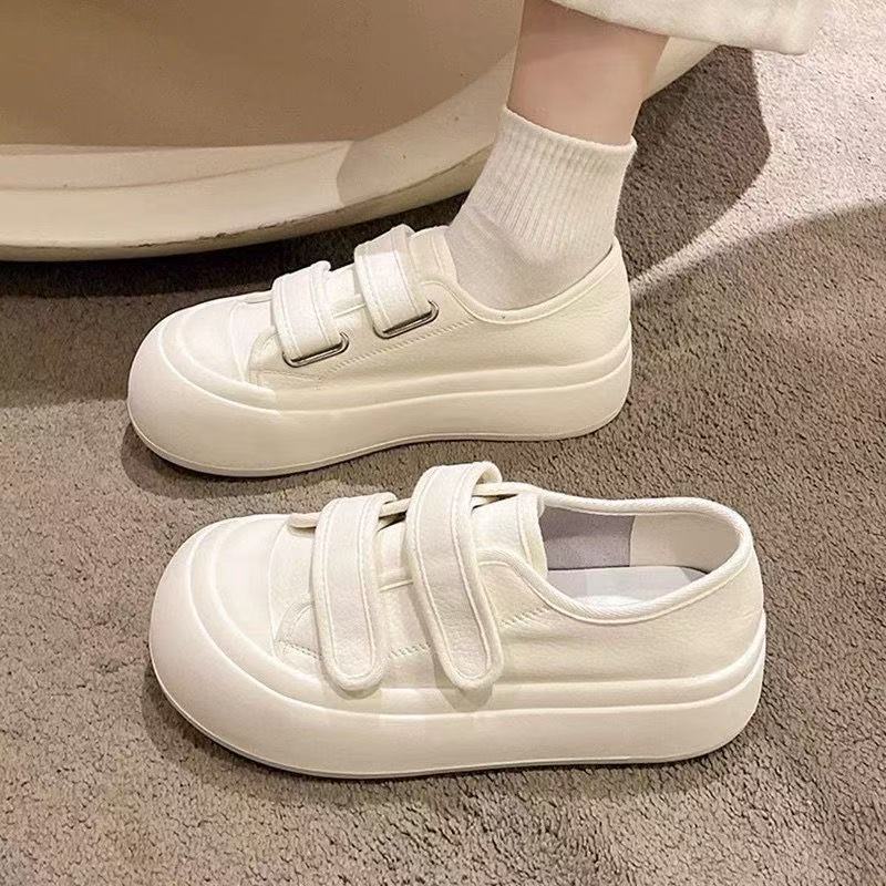 Damen Slip-On Sneakers mit verstellbarem Klettverschluss und gepolsterter Sohle Heidi Mode - Image 2