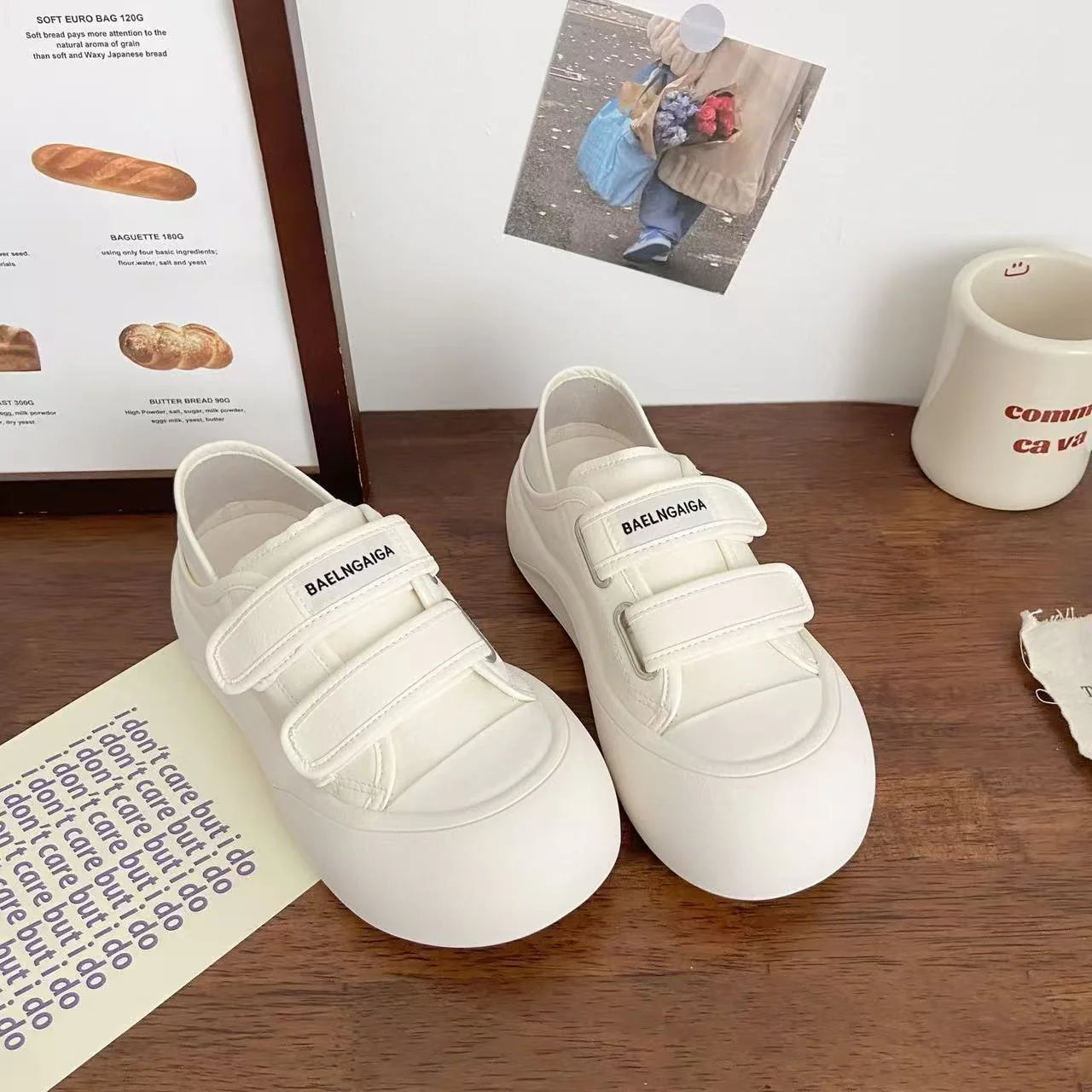 Damen Slip-On Sneakers mit verstellbaren Klettverschlüssen und dämpfender Sohle Heidi Mode - Image 5