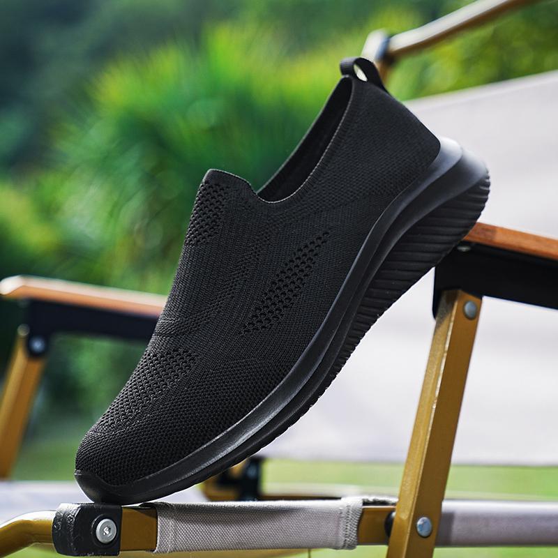 Damen Slip-On Sport Sneakers mit atmungsaktiver Stricktechnologie Heidi Mode - Image 2