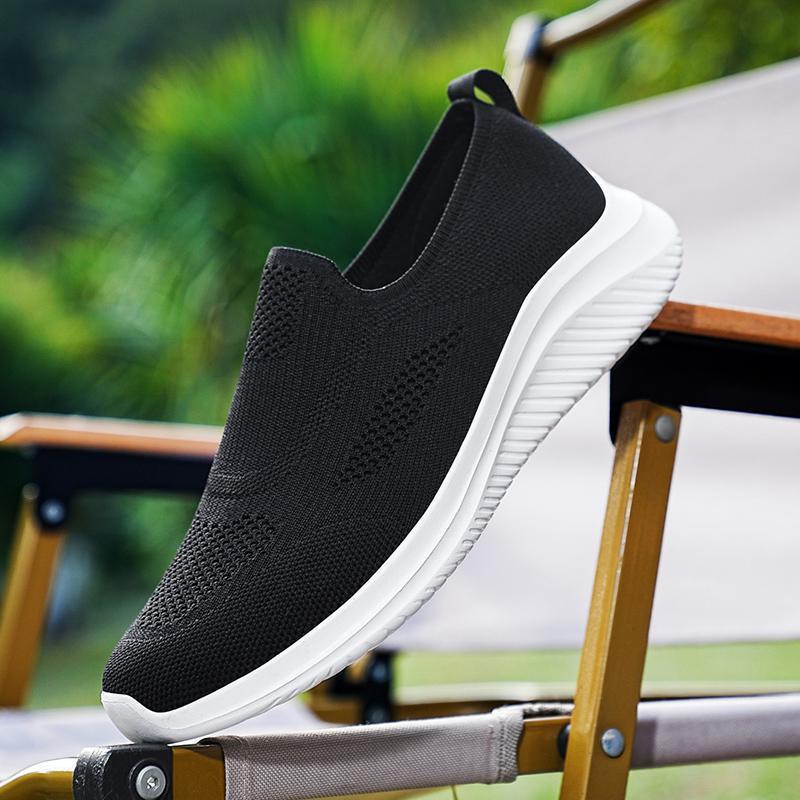 Damen Slip-On Sport Sneakers mit atmungsaktiver Stricktechnologie Heidi Mode - Image 3