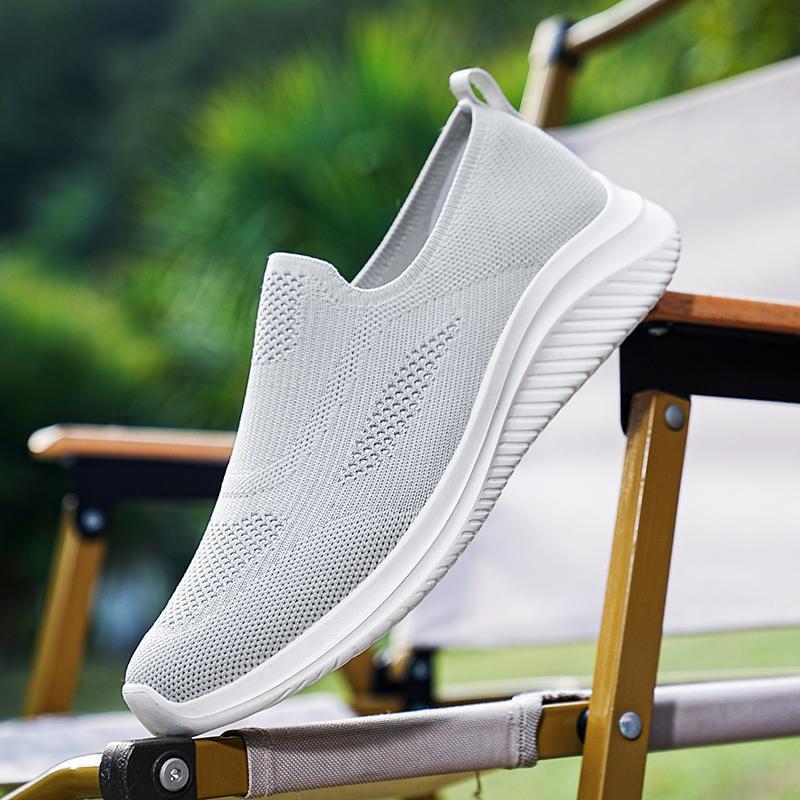 Damen Slip-On Sport Sneakers mit atmungsaktiver Stricktechnologie Heidi Mode - Image 4