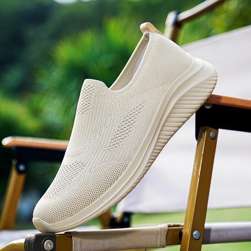 Damen Slip-On Sport Sneakers mit atmungsaktiver Stricktechnologie Heidi Mode - Image 5