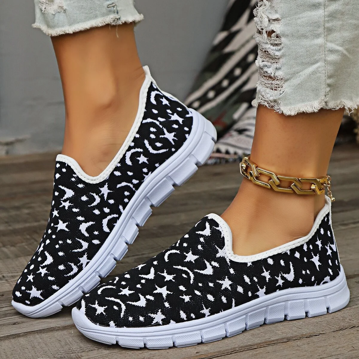 Damen Slip-On Sportliche Sneakers Heidi Mode - Image 7