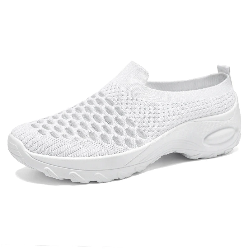 Damen Slip-On Sportschuhe mit atmungsaktivem Strickoberteil und flexibler Sohle Heidi Mode - Image 6