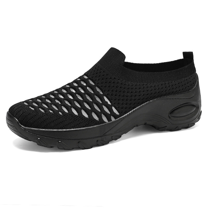 Damen Slip-On Sportschuhe mit atmungsaktivem Strickoberteil und flexibler Sohle Heidi Mode - Image 8