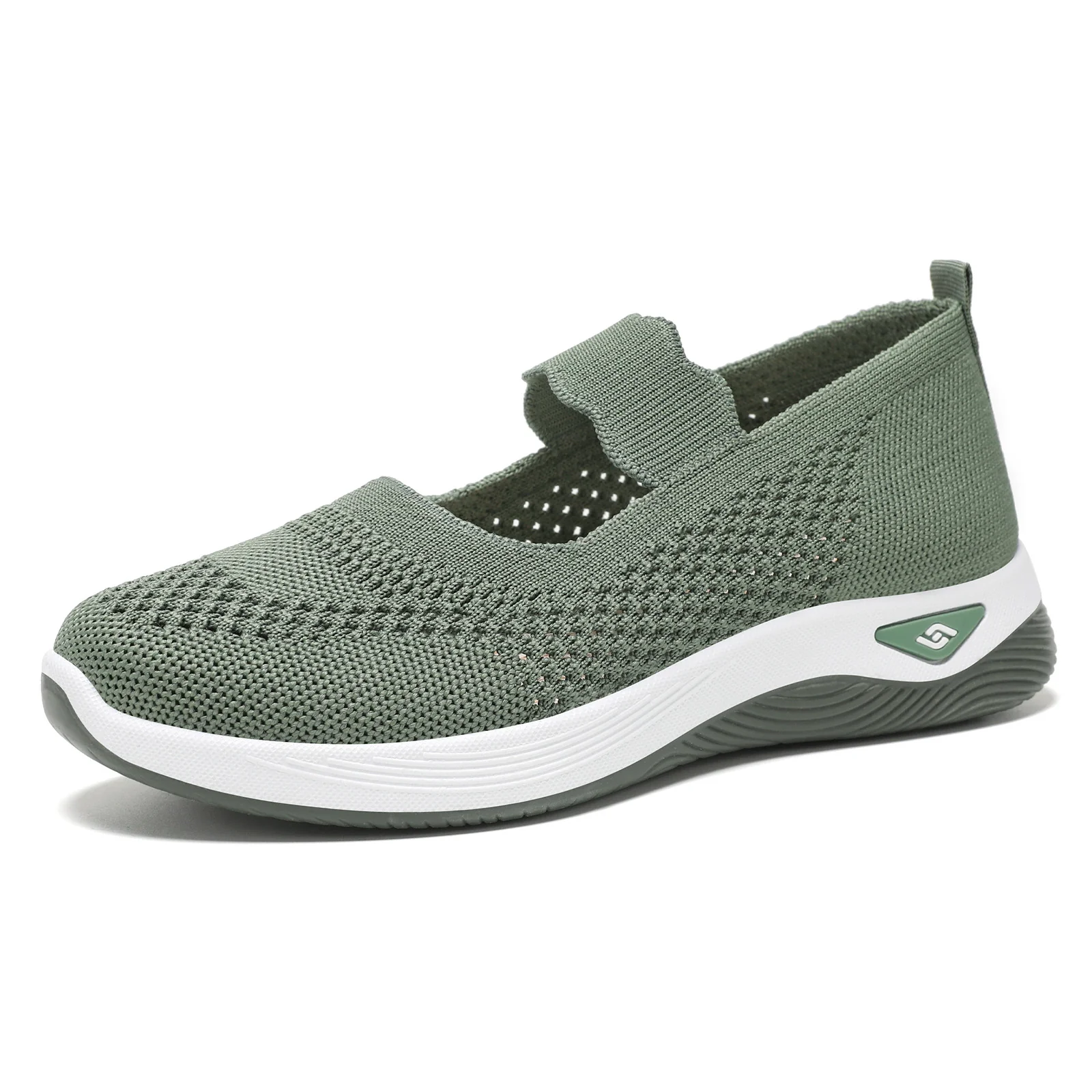 Damen Slip-On Sportschuhe mit elastischem Riemen und atmungsaktivem Obermaterial Heidi Mode - Image 8