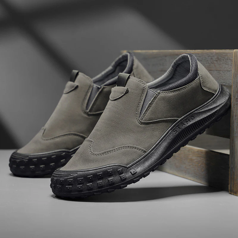 Damen Slipper aus Wildleder mit elastischem Einstiegsbereich Heidi Mode - Image 4
