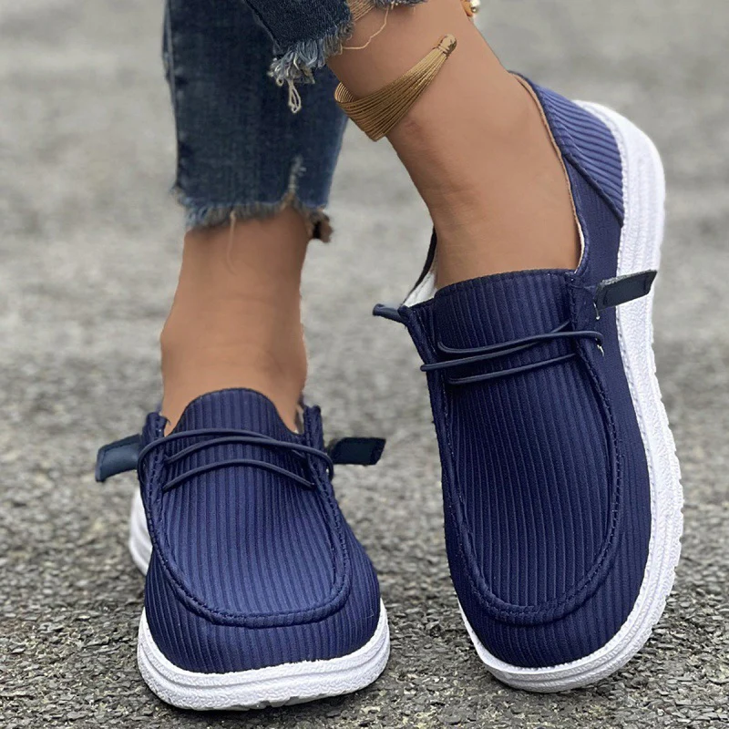 Damen Slipper im modernen Riffle-Design mit elastischem Einstieg Heidi Mode - Image 6