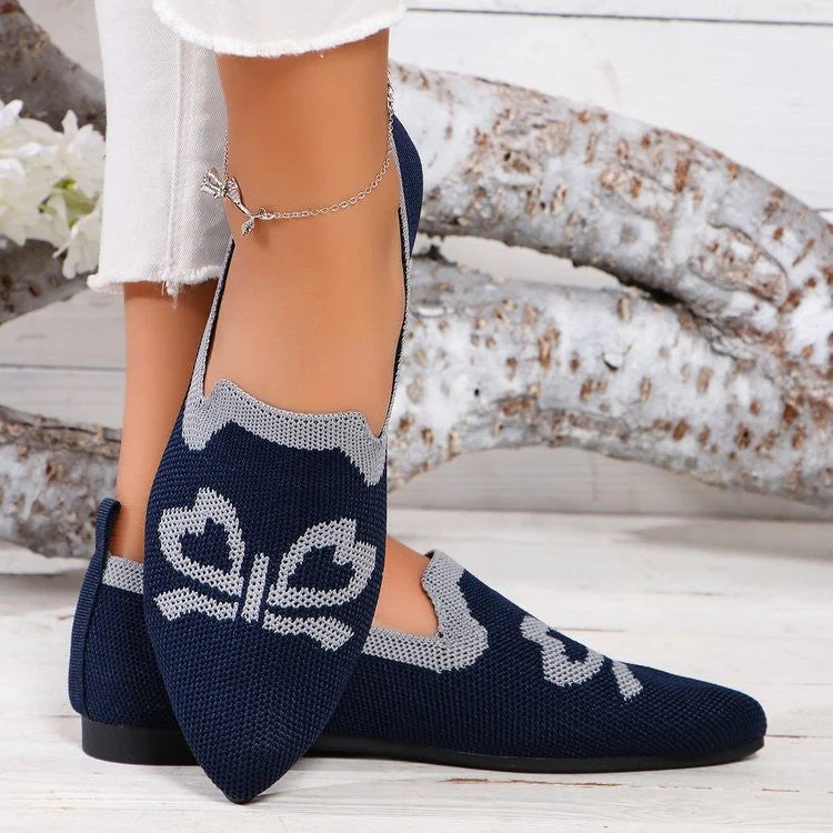 Damen Slipper mit Eleganter Schleifen-Optik und Atmungsaktivem Obermaterial Heidi-Mode - Image 4