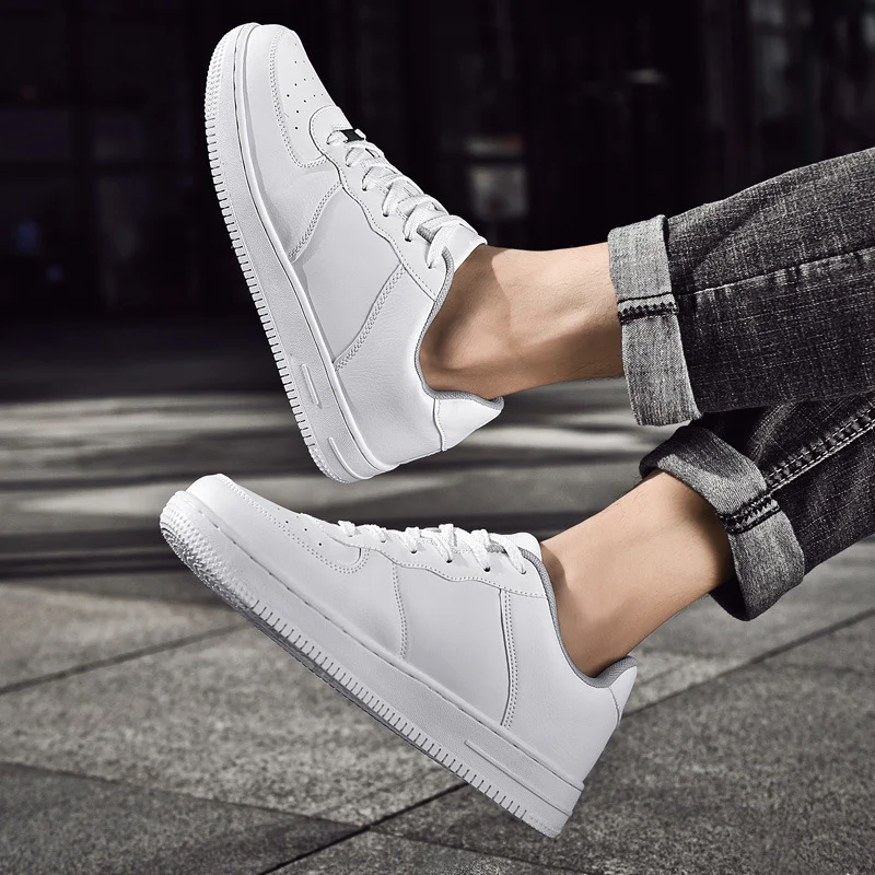 Damen Sneaker aus hochwertigem Leder mit rutschfester Sohle Heidi Mode - Image 6