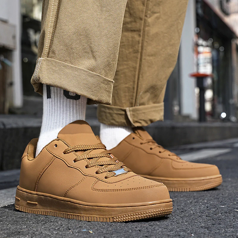 Damen Sneaker aus hochwertigem Leder mit rutschfester Sohle Heidi Mode - Image 8