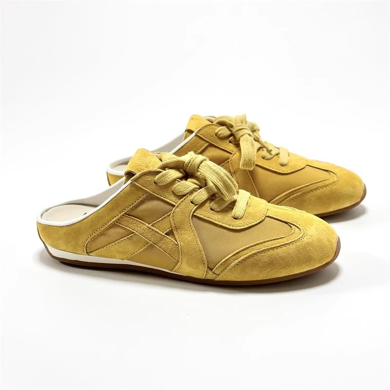 Damen Sneaker im lässigen Slipper-Stil mit atmungsaktivem Mesh und modischem Wildleder Heidi Mode - Image 2