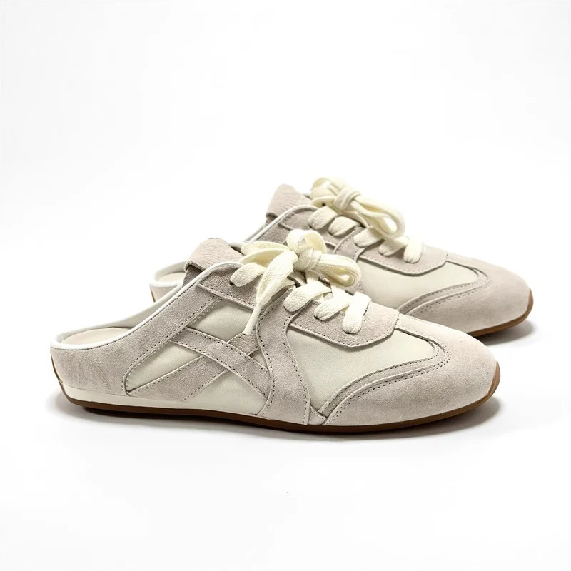 Damen Sneaker im lässigen Slipper-Stil mit atmungsaktivem Mesh und modischem Wildleder Heidi Mode - Image 3