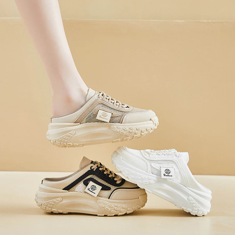 Damen Sneaker mit atmungsaktivem Mesh-Obermaterial und flexibler Laufsohle Heidi Mode