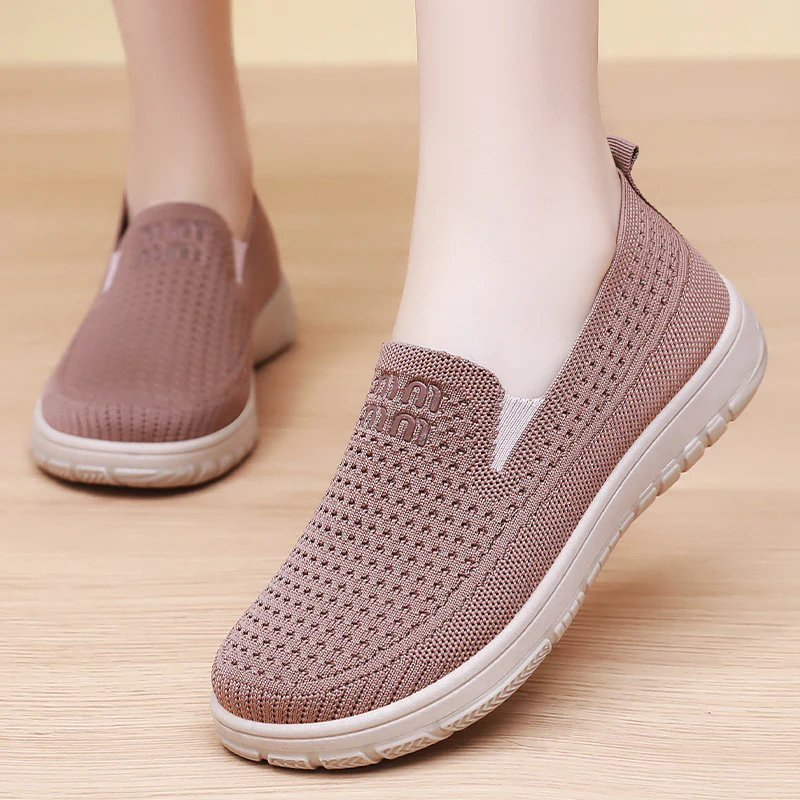 Damen Sneaker mit atmungsaktivem Strickdesign und flexiblem Fußbett Heidi Mode - Image 2