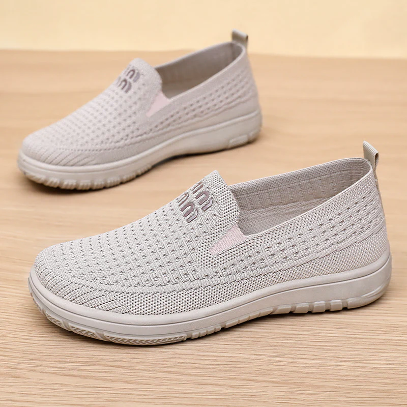 Damen Sneaker mit atmungsaktivem Strickdesign und flexiblem Fußbett Heidi Mode - Image 3