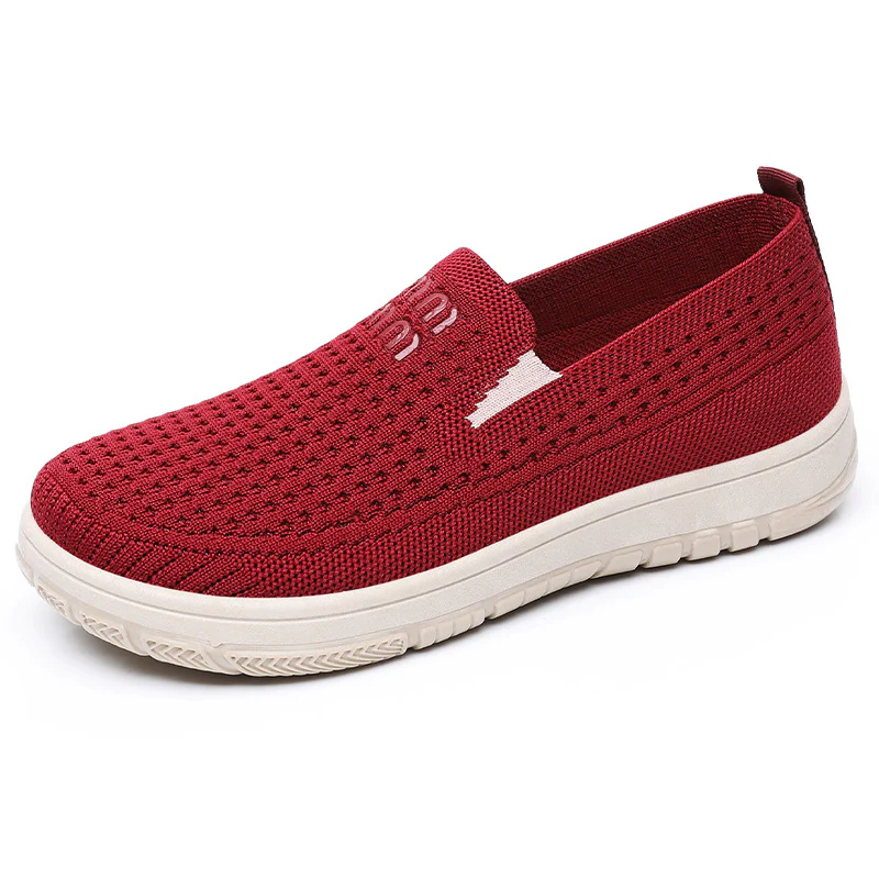 Damen Sneaker mit atmungsaktivem Strickdesign und flexiblem Fußbett Heidi Mode - Image 6