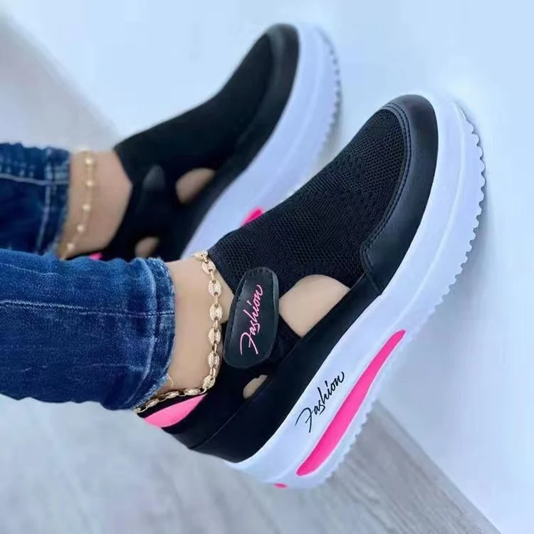 Damen Sneaker mit atmungsaktiver Netzstruktur und modischer Sohle Heidi Mode - Image 6