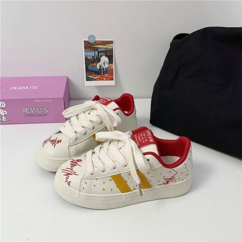 Damen Sneaker mit bunten grafischen Akzenten und bequemem Innenfutter Heidi Mode - Image 3