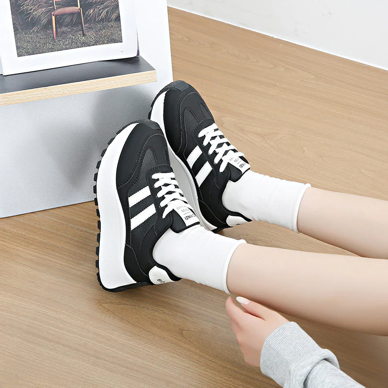 Damen Sneaker mit dämpfender Laufsohle und atmungsaktivem Obermaterial Heidi Mode - Image 4