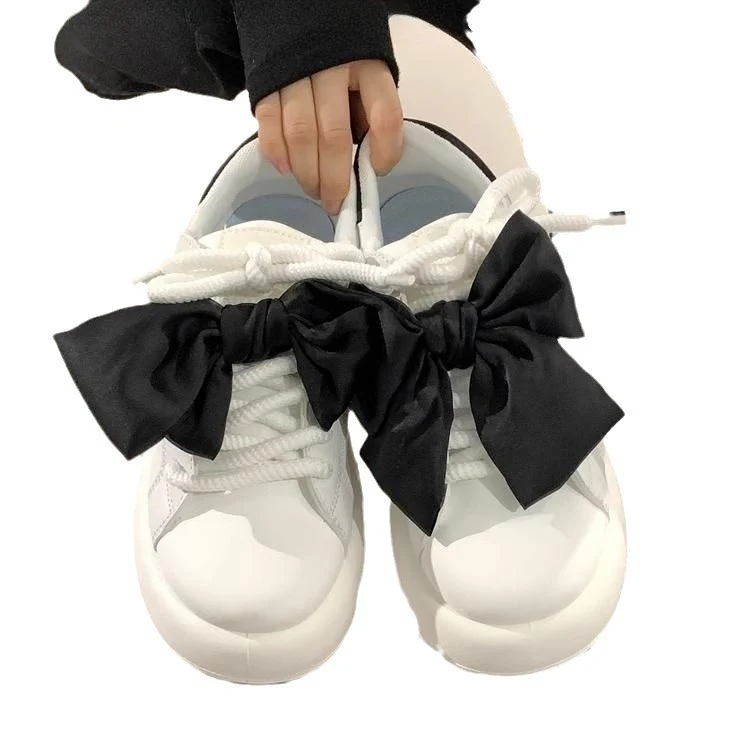 Damen Sneaker mit dekorativen Schleifen und atmungsaktivem Innenfutter Heidi Mode - Image 5