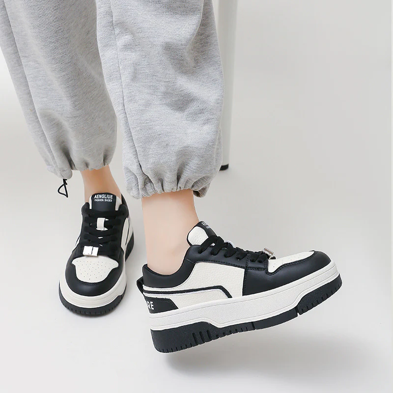 Damen Sneaker mit dicker Plattform und atmungsaktivem Obermaterial Heidi Mode - Image 3