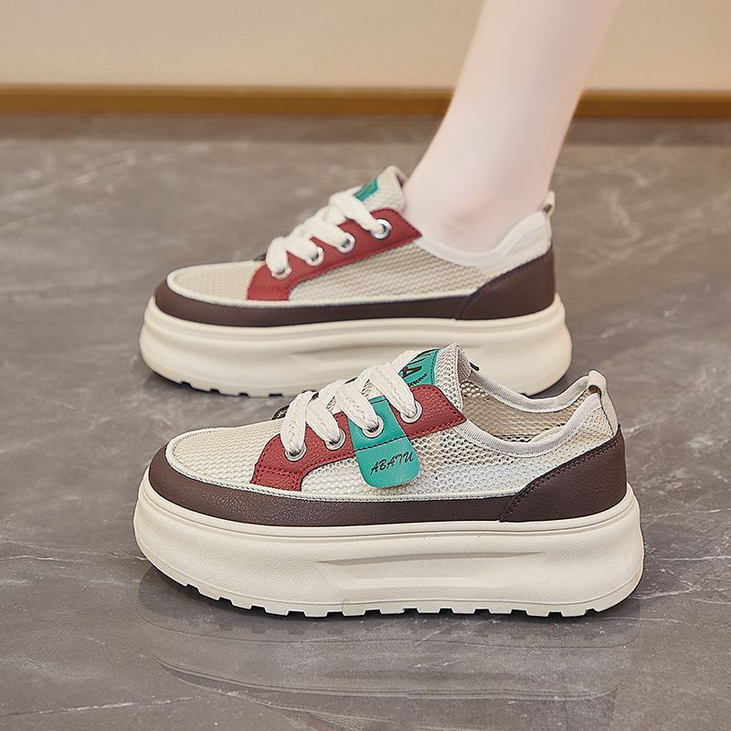 Damen Sneaker mit dicker Profilsohle und atmungsaktivem Obermaterial Heidi Mode - Image 8