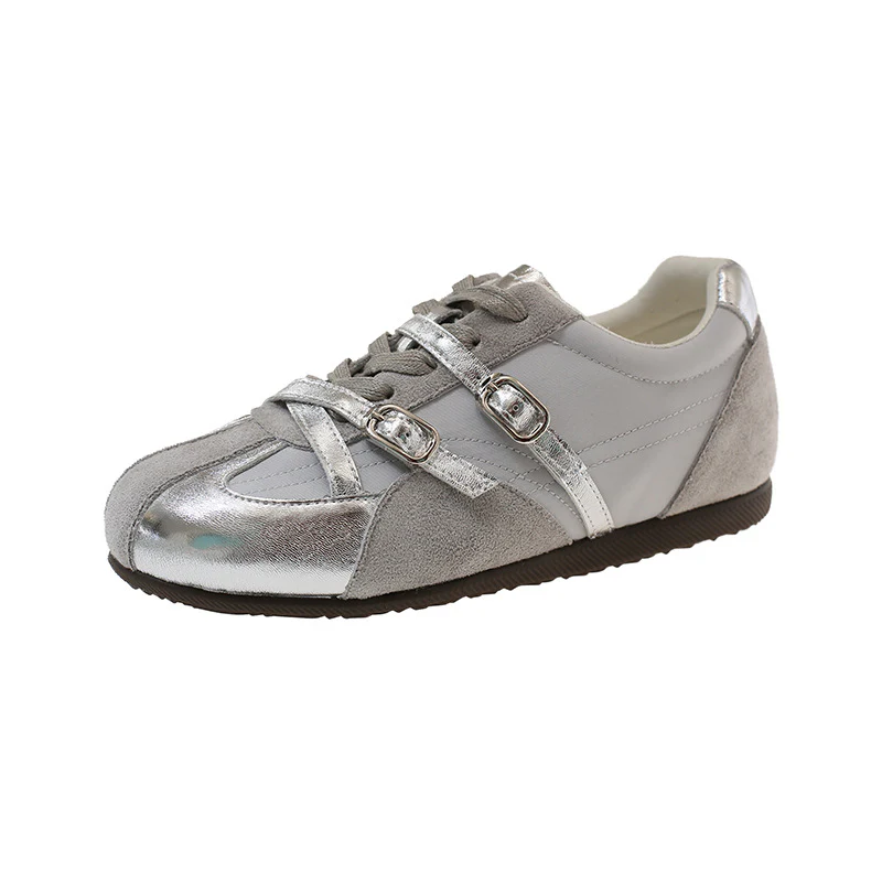 Damen Sneaker mit doppeltem Riemen und atmungsaktiver Oberflächenstruktur Heidi Mode - Image 6