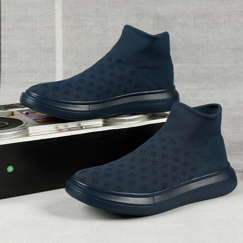 Damen Sneaker mit elastischem Strickobermaterial und rutschfester Sohle Heidi Mode - Image 2