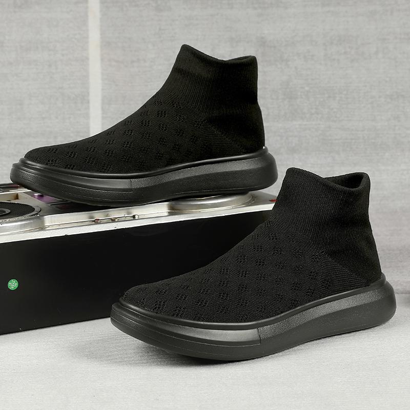 Damen Sneaker mit elastischem Strickobermaterial und rutschfester Sohle Heidi Mode - Image 3