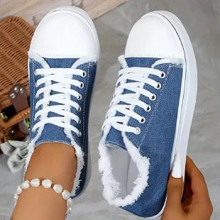 Damen Sneaker mit floralem Skull-Design und kuscheligem Futter Heidi Mode - Image 2