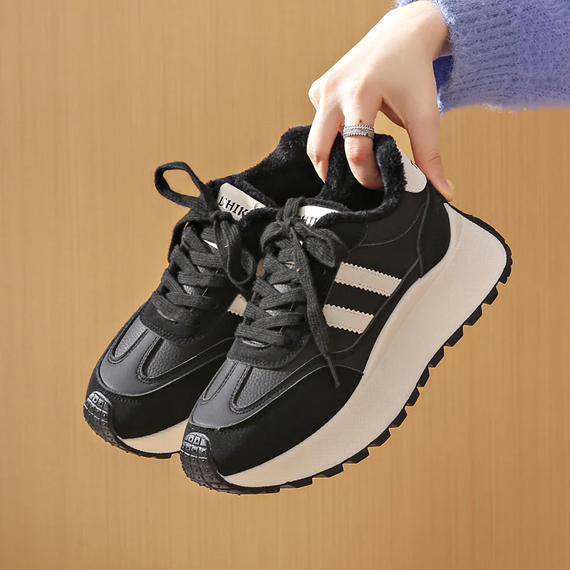 Damen Sneaker mit kuscheligem Fleece-Futter und rutschfester Laufsohle Heidi Mode - Image 6