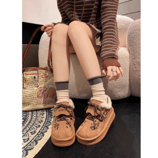 Damen Sneaker mit kuscheligem Innenfutter und tierischem Design Heidi Mode - Image 4