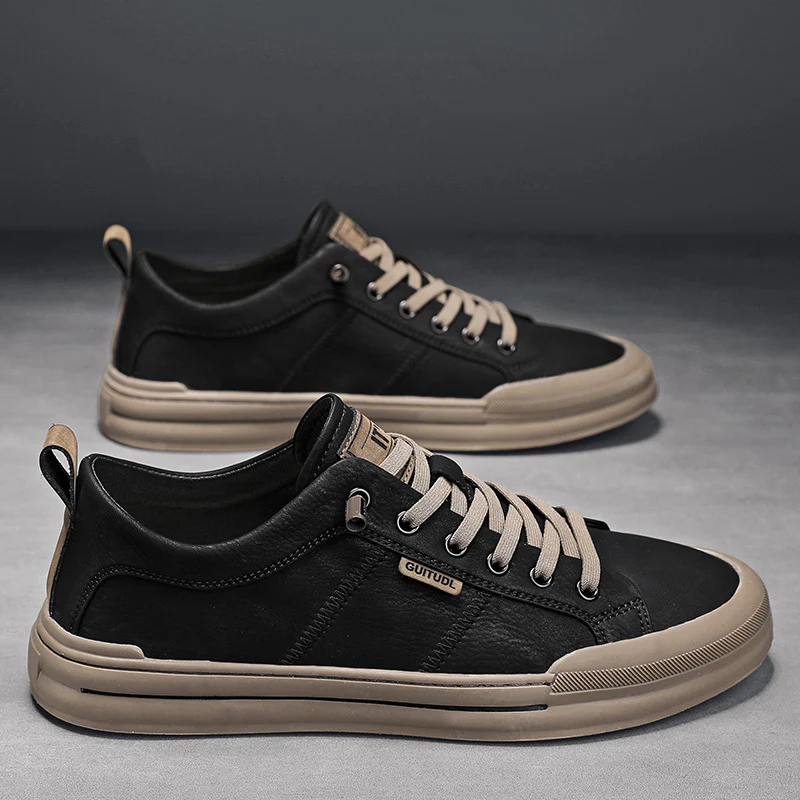 Damen Sneaker mit robustem Lederobermaterial und flexibler Laufsohle Heidi Mode - Image 5