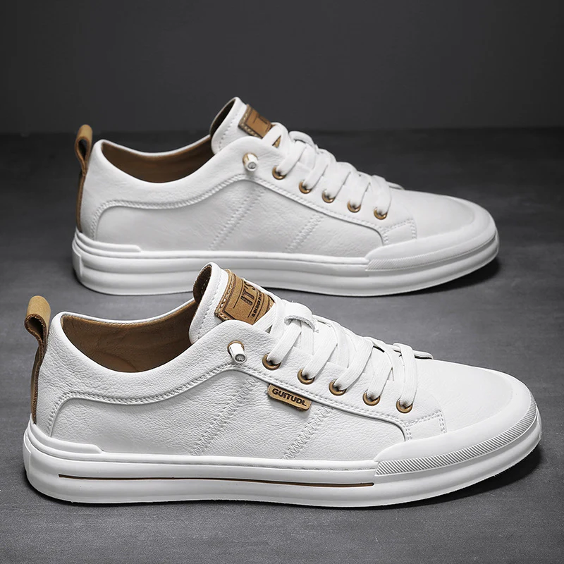 Damen Sneaker mit robustem Lederobermaterial und flexibler Laufsohle Heidi Mode - Image 7