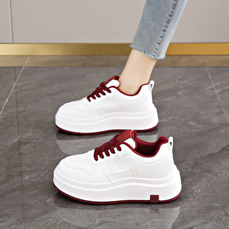 Damen Sneaker mit trendiger Plateau-Sohle und sportlichem Design Heidi Mode - Image 2