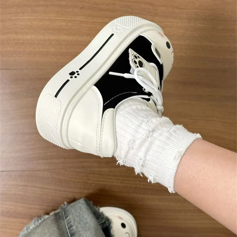 Damen Sneaker mit verspieltem Tiermotiv und weicher Sohle Heidi Mode - Image 3
