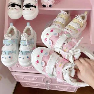 Damen Sneaker mit verspielten Tiermotiven und doppeltem Klettverschluss Heidi Mode - Image 4